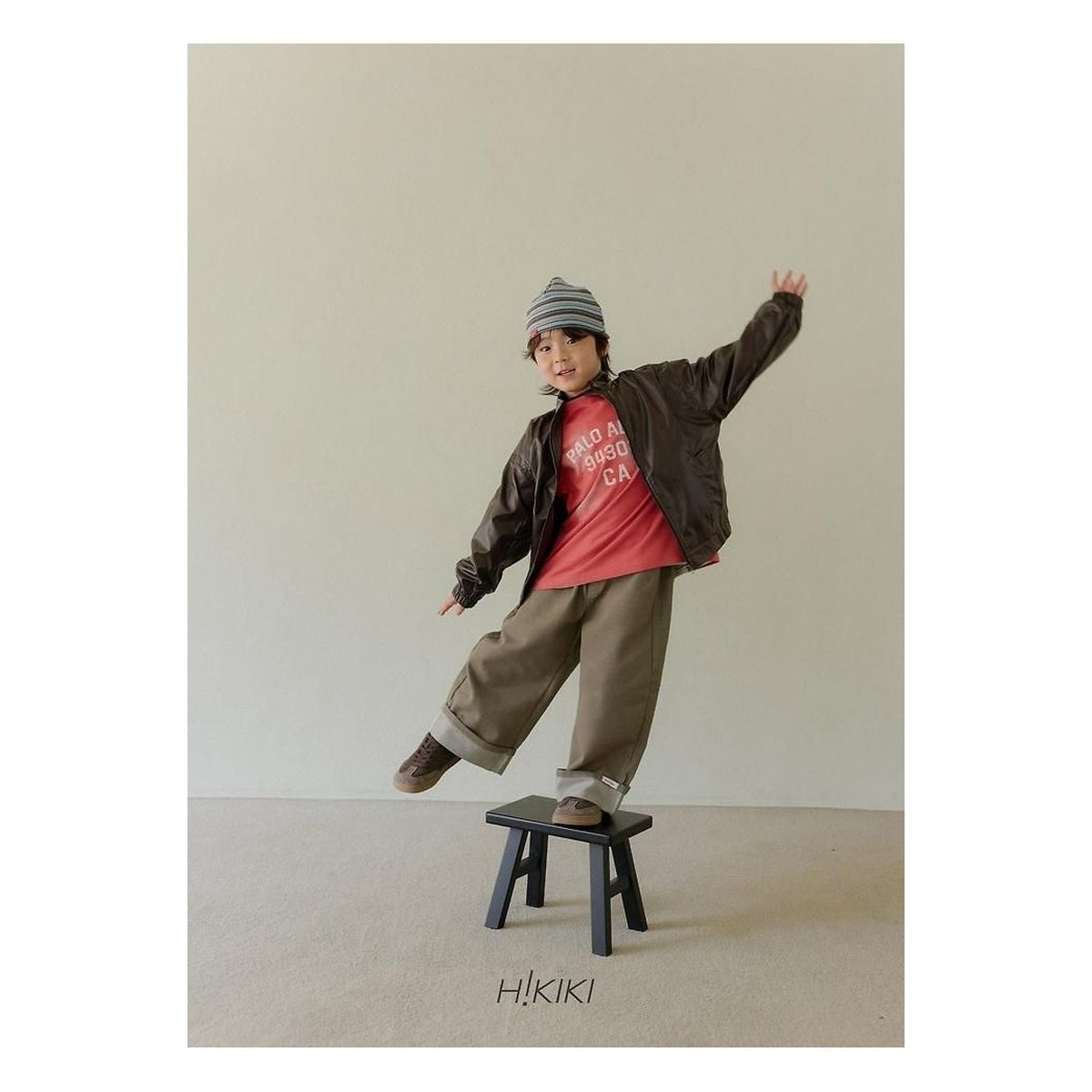 hikiki ターンアップデニムパンツ