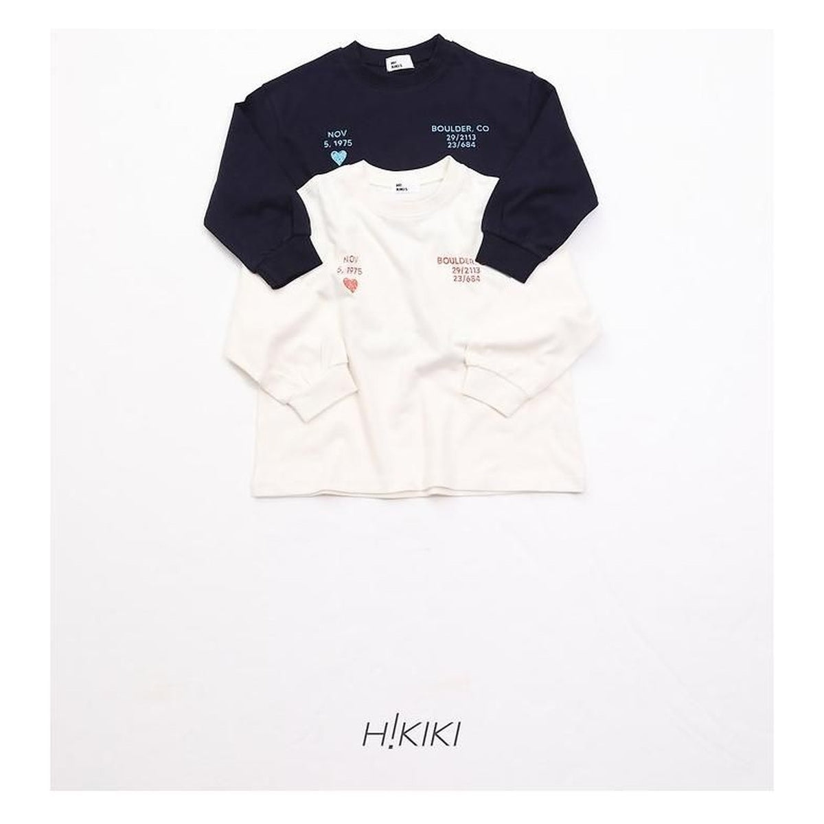 hikiki ハート柄Tシャツ