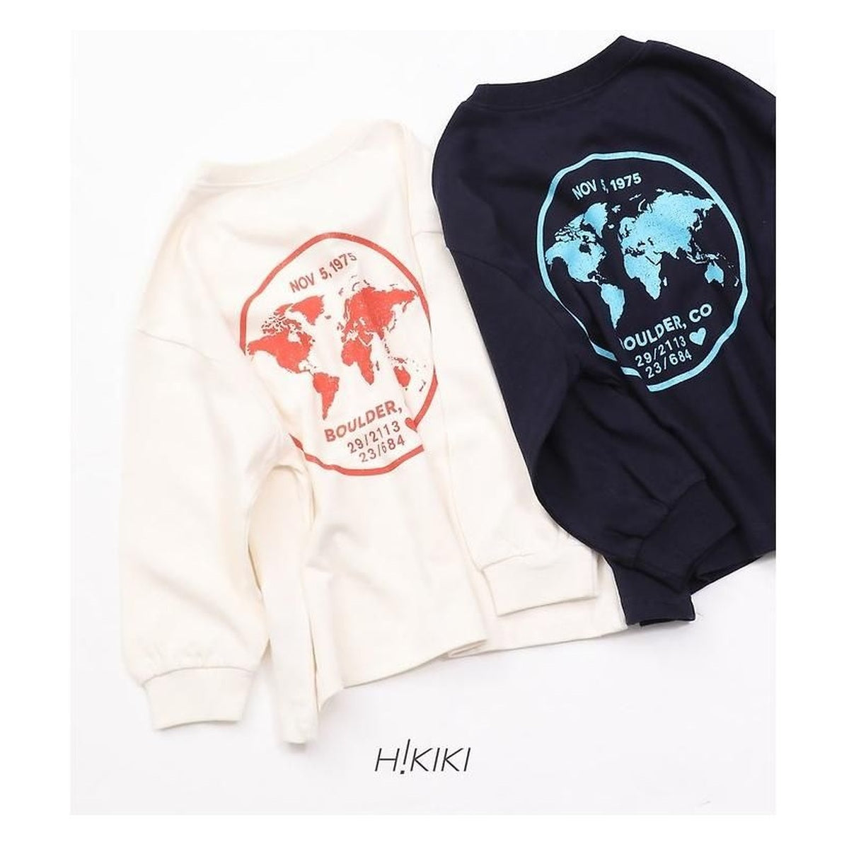 hikiki ハート柄Tシャツ