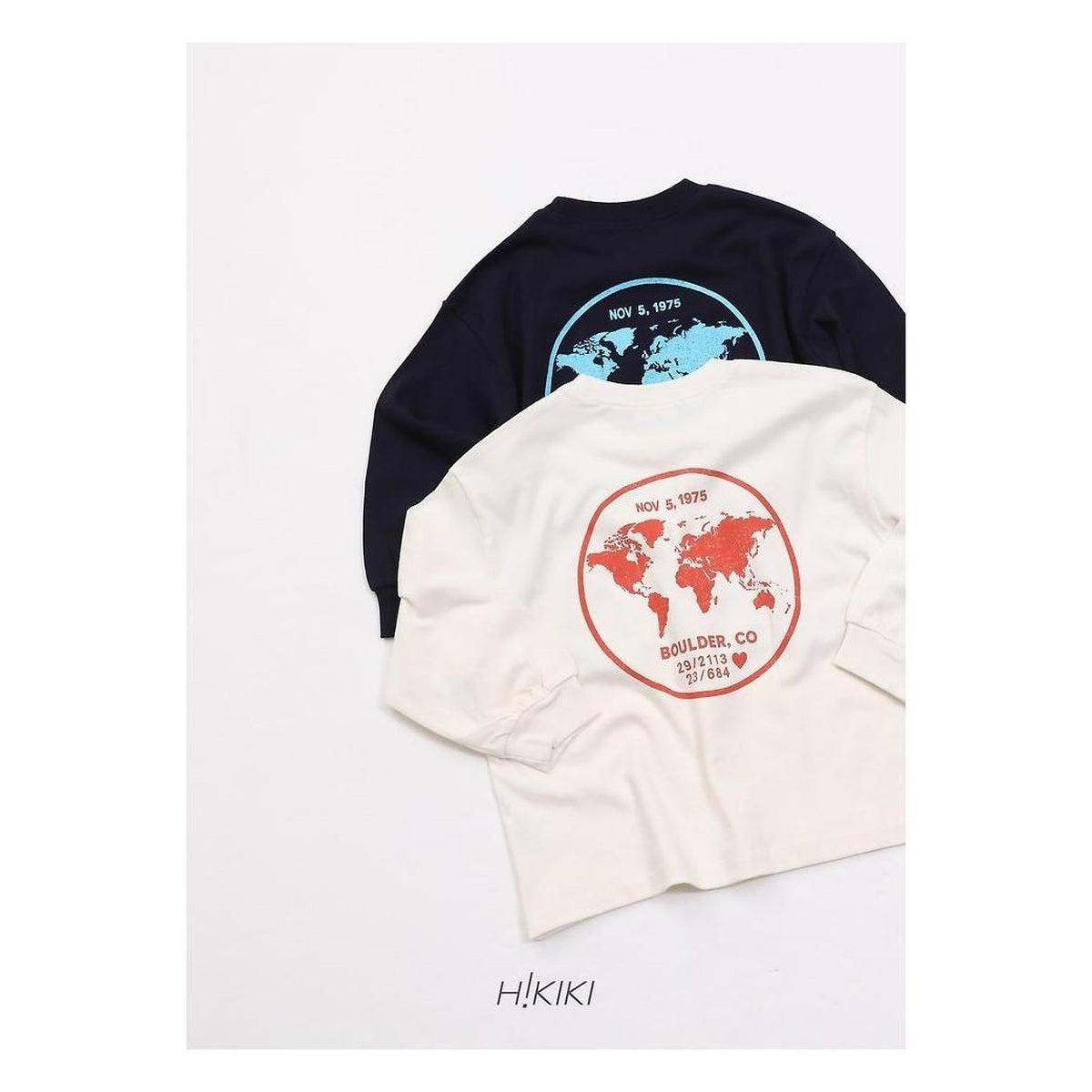 hikiki ハート柄Tシャツ