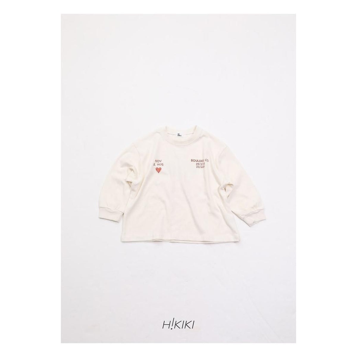 hikiki ハート柄Tシャツ