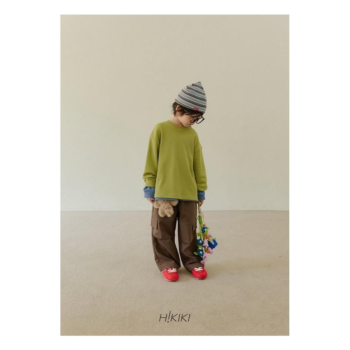 hikiki ラベルTシャツ