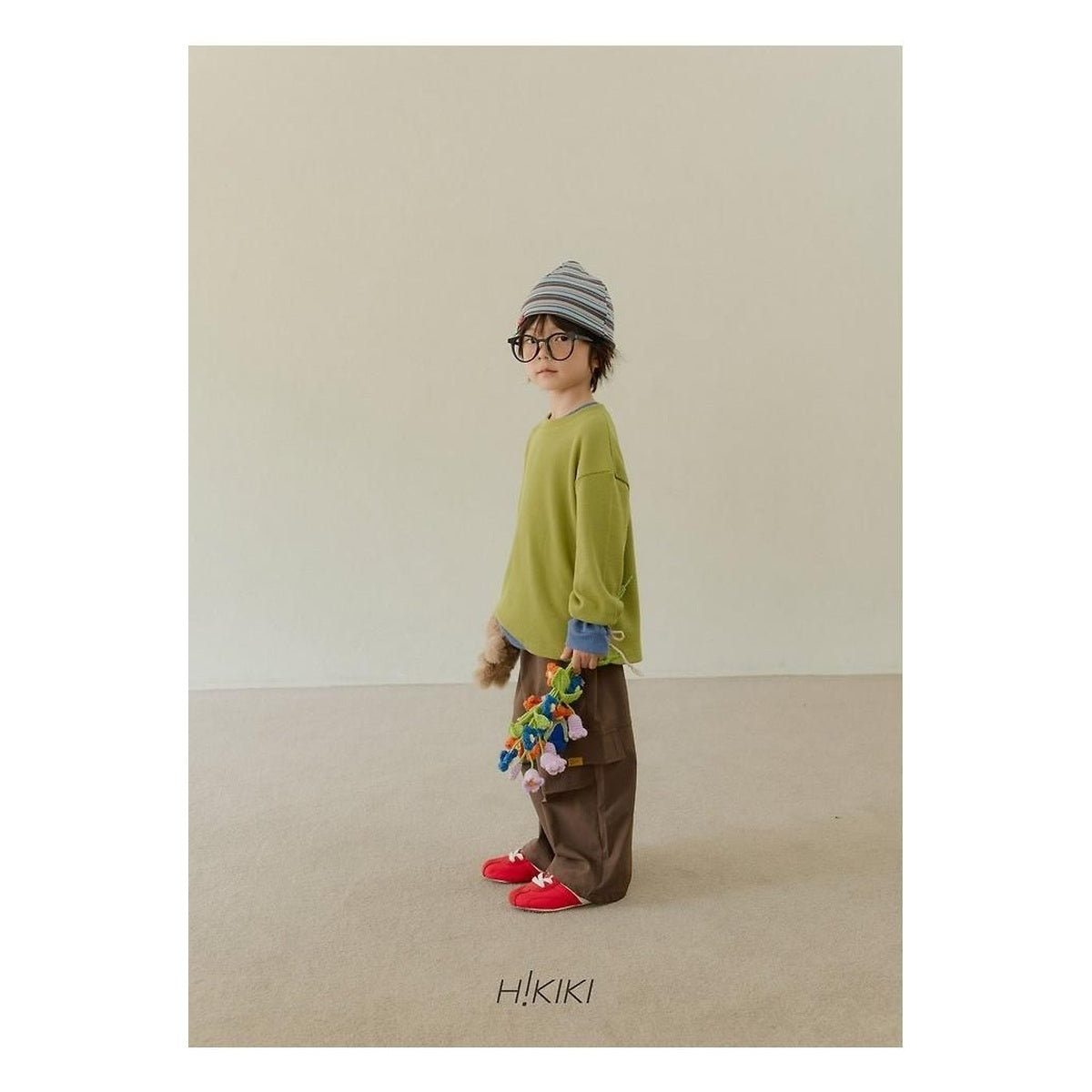 hikiki ラベルTシャツ