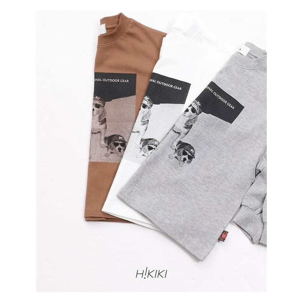 hikiki スリーパピーTシャツ
