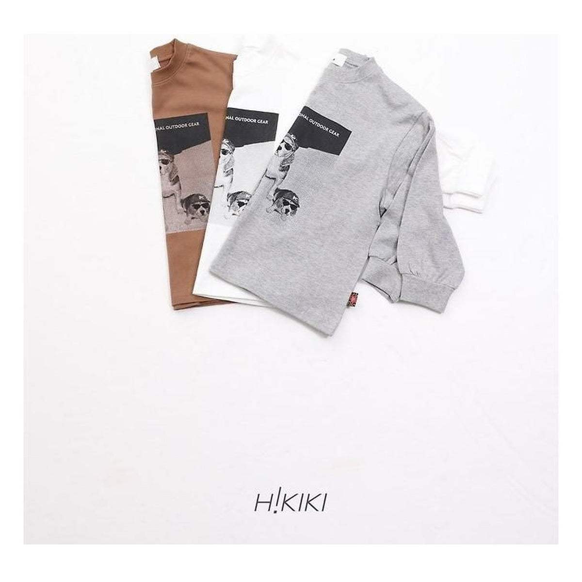 hikiki スリーパピーTシャツ