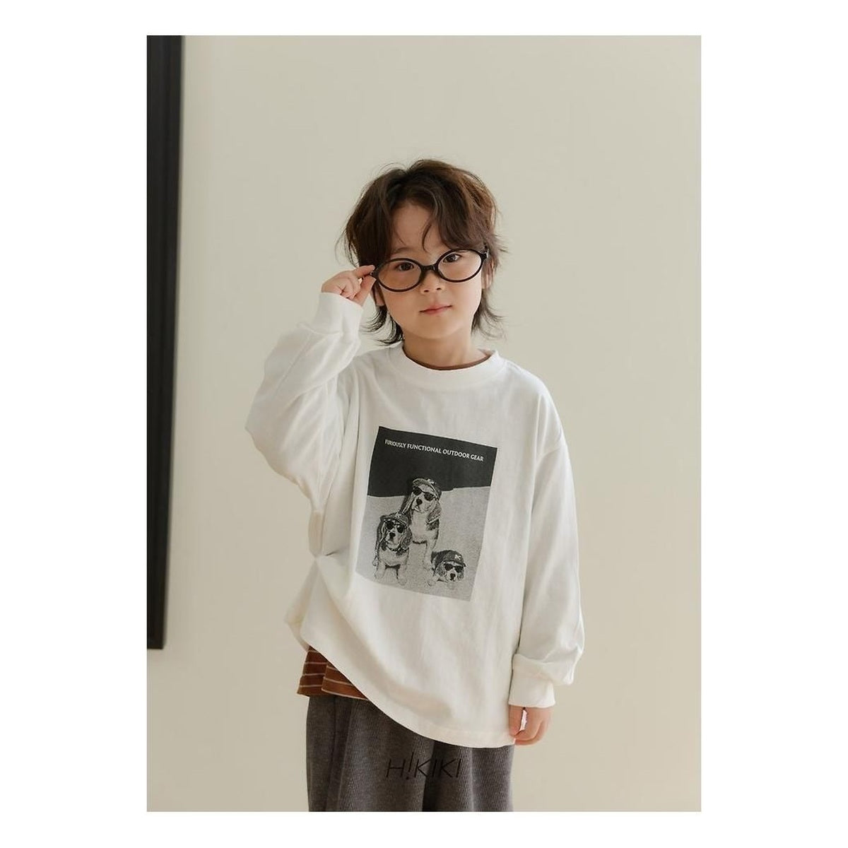 hikiki スリーパピーTシャツ