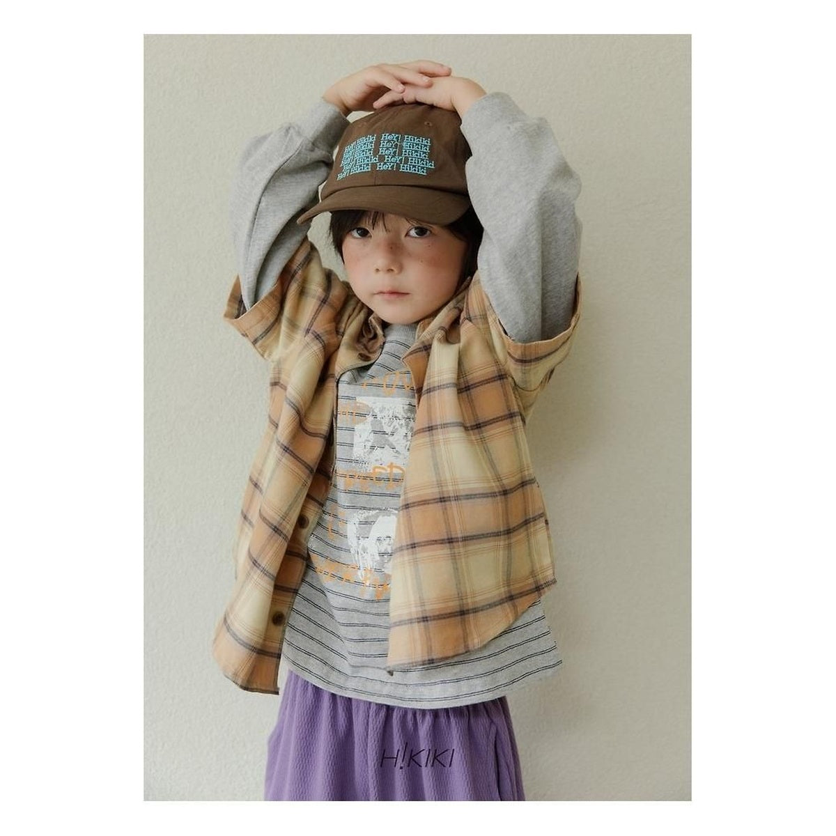hikiki ロックストライプTシャツ