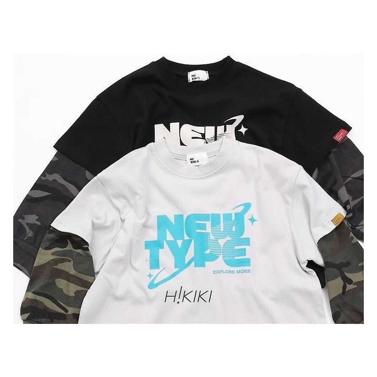 hikiki ニュータイプ重ねTシャツ