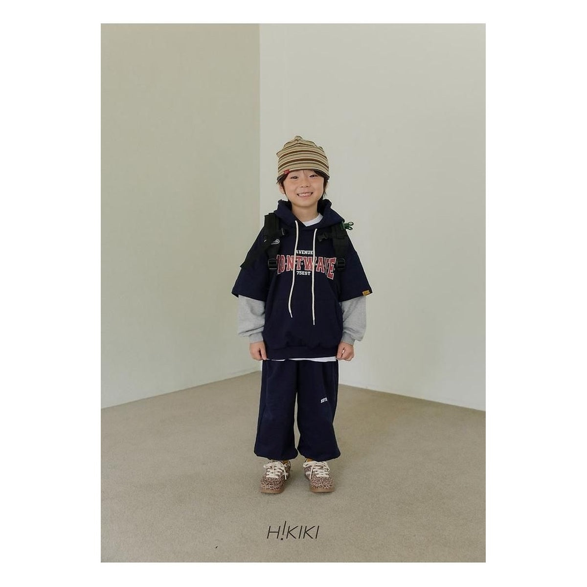 hikiki モント二重パーカー