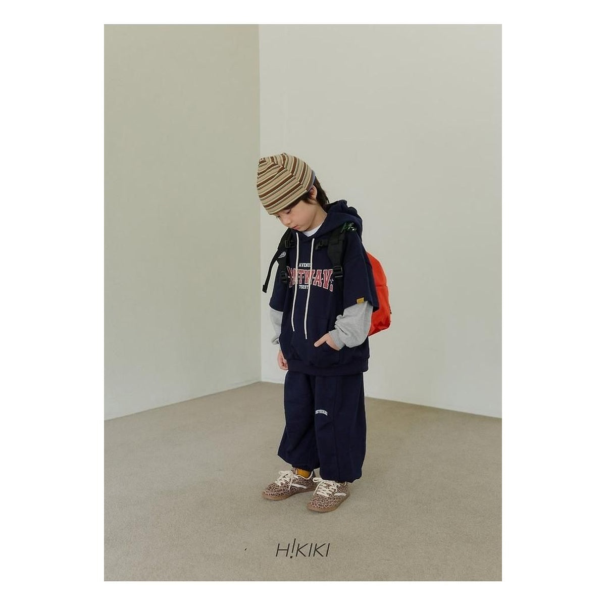 hikiki モント二重パーカー