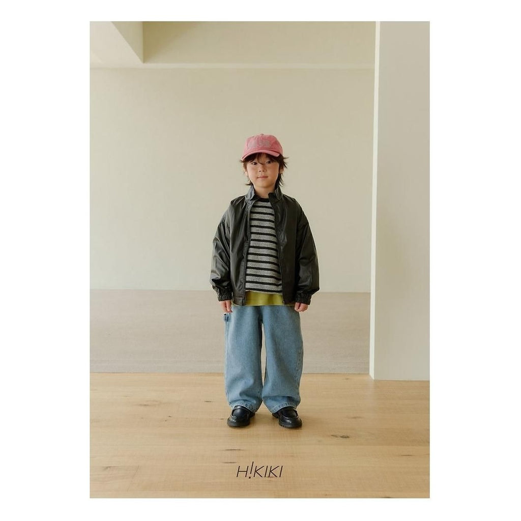 hikiki ライクレザージャンパー