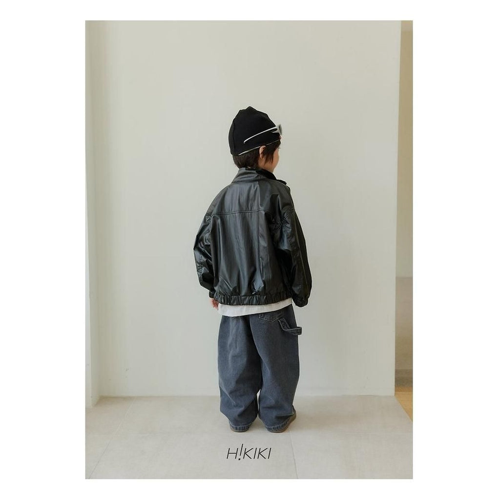 hikiki ライクレザージャンパー