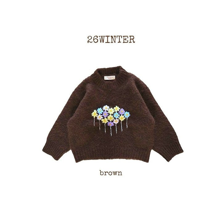 BYMIMI フラワーカーディガン