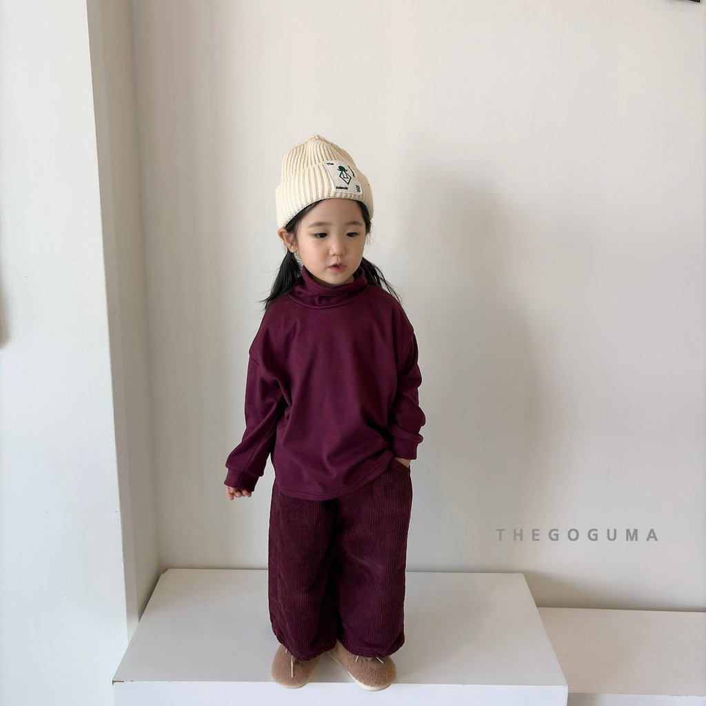 THE GOGUMA 無地ストレッチタートルネックTシャツ