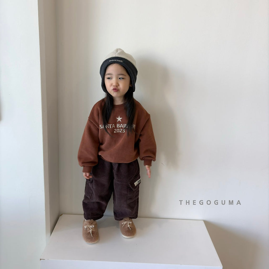 THE GOGUMA バーバラ刺繍トレーナー