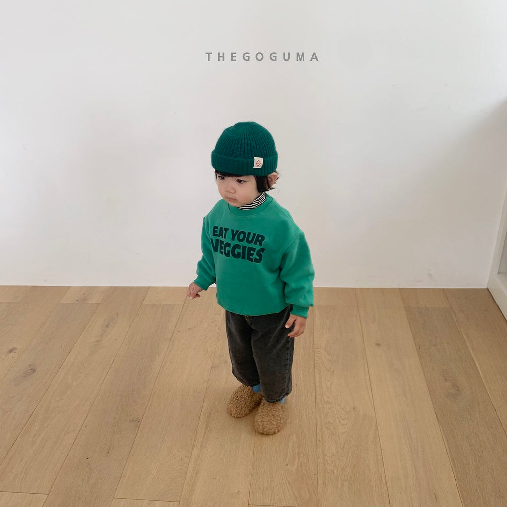 THE GOGUMA バレル裏起毛デニムパンツ