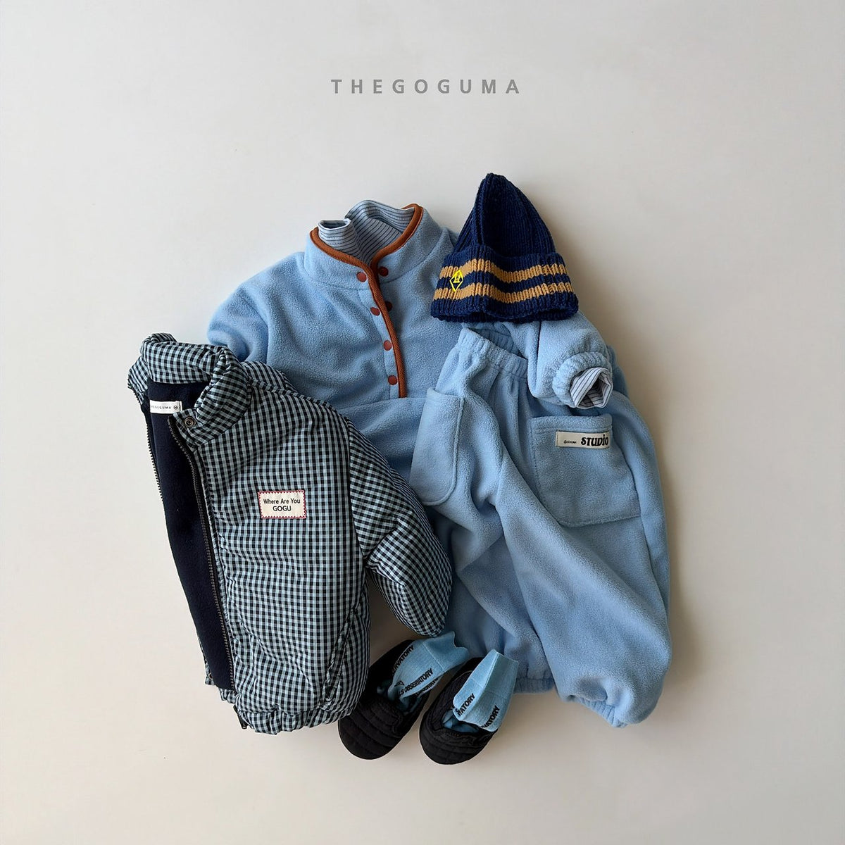 THE GOGUMA トゥーマッチ配色アノラック