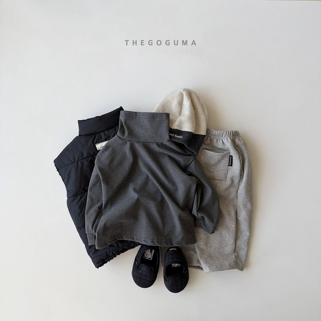 THE GOGUMA 無地ストレッチタートルネックTシャツ