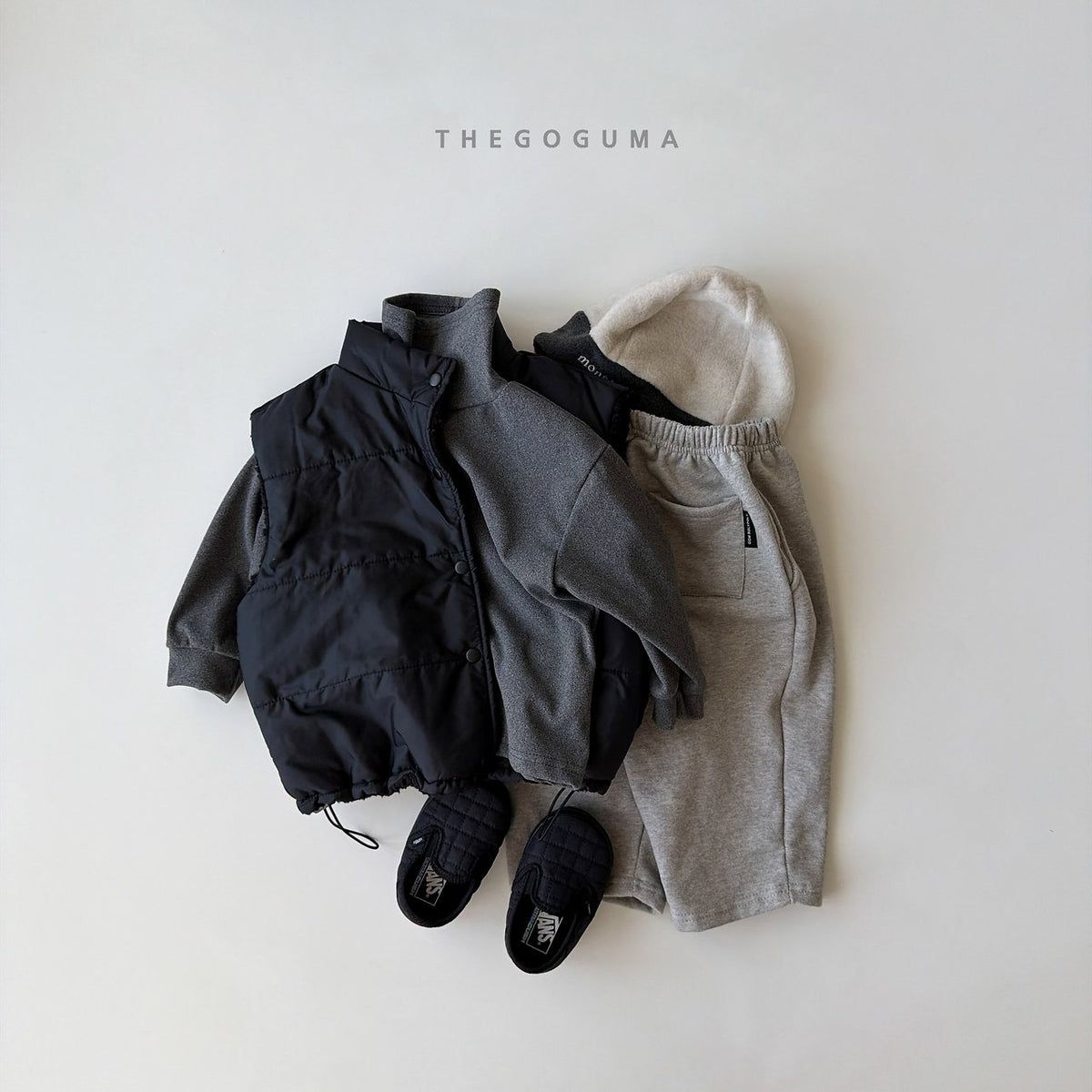 THE GOGUMA 無地ストレッチタートルネックTシャツ