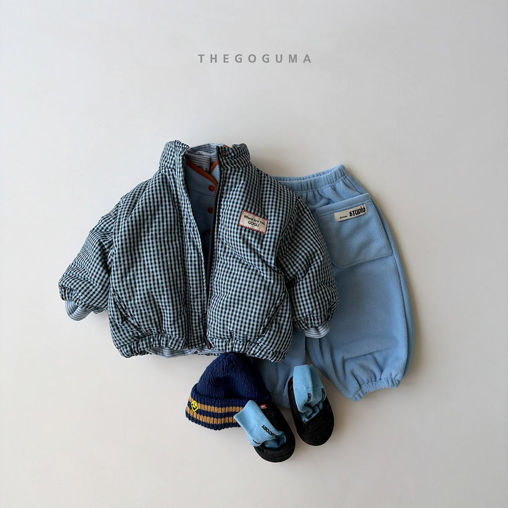 THE GOGUMA チェック中綿ジャンパー