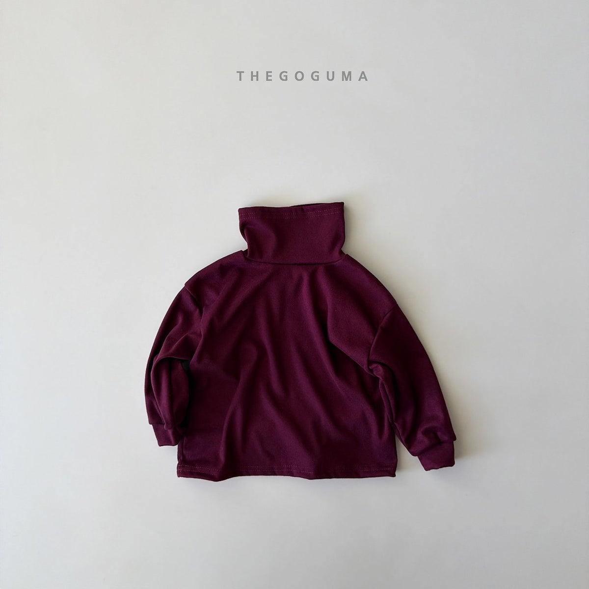 THE GOGUMA 無地ストレッチタートルネックTシャツ