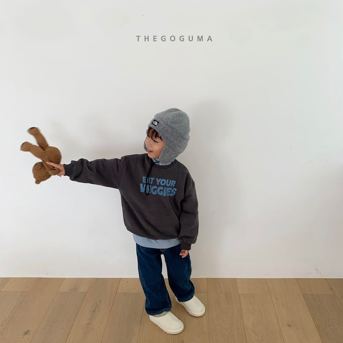 THE GOGUMA 裏起毛トクトクデニムパンツ