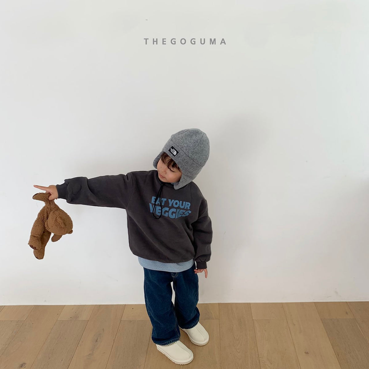 THE GOGUMA 裏起毛トクトクデニムパンツ