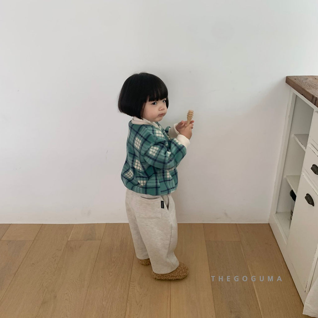 THE GOGUMA チェックポンポントレーナー