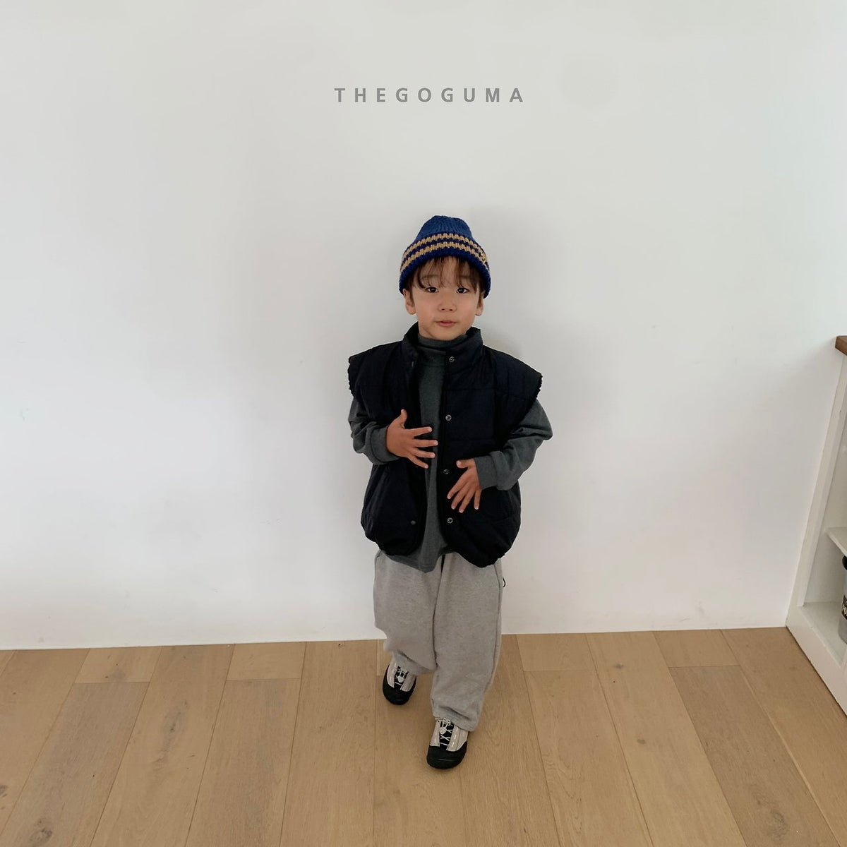 THE GOGUMA 無地ストレッチタートルネックTシャツ