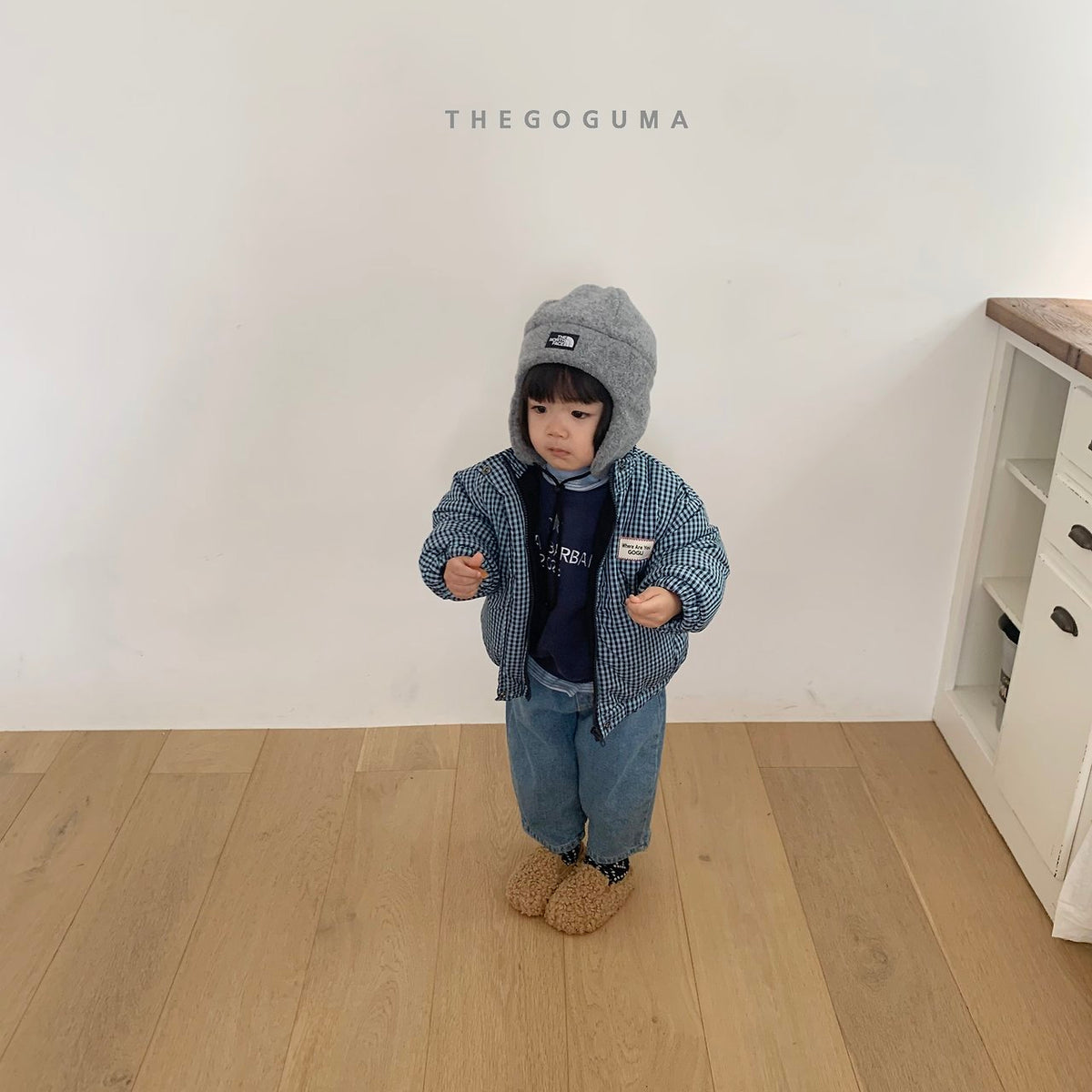 THE GOGUMA チェック中綿ジャンパー