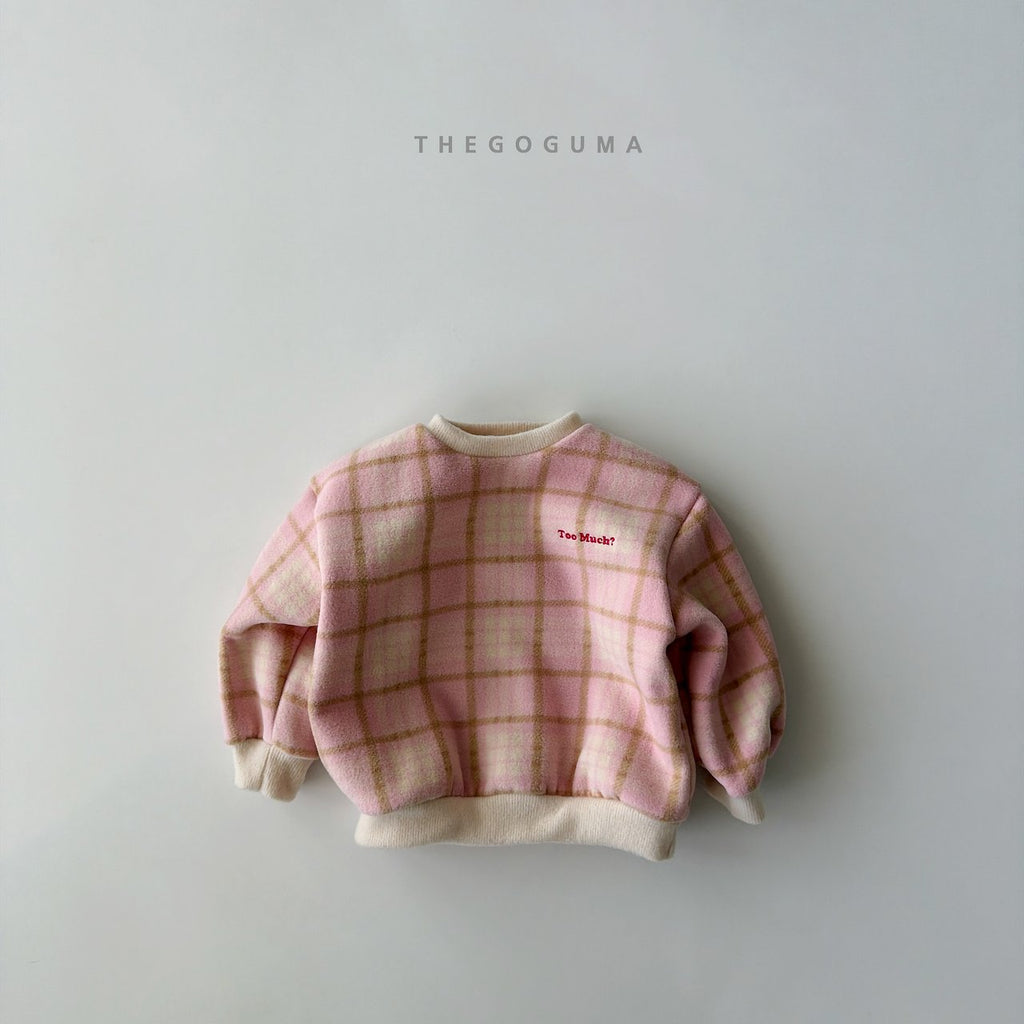 THE GOGUMA チェックポンポントレーナー