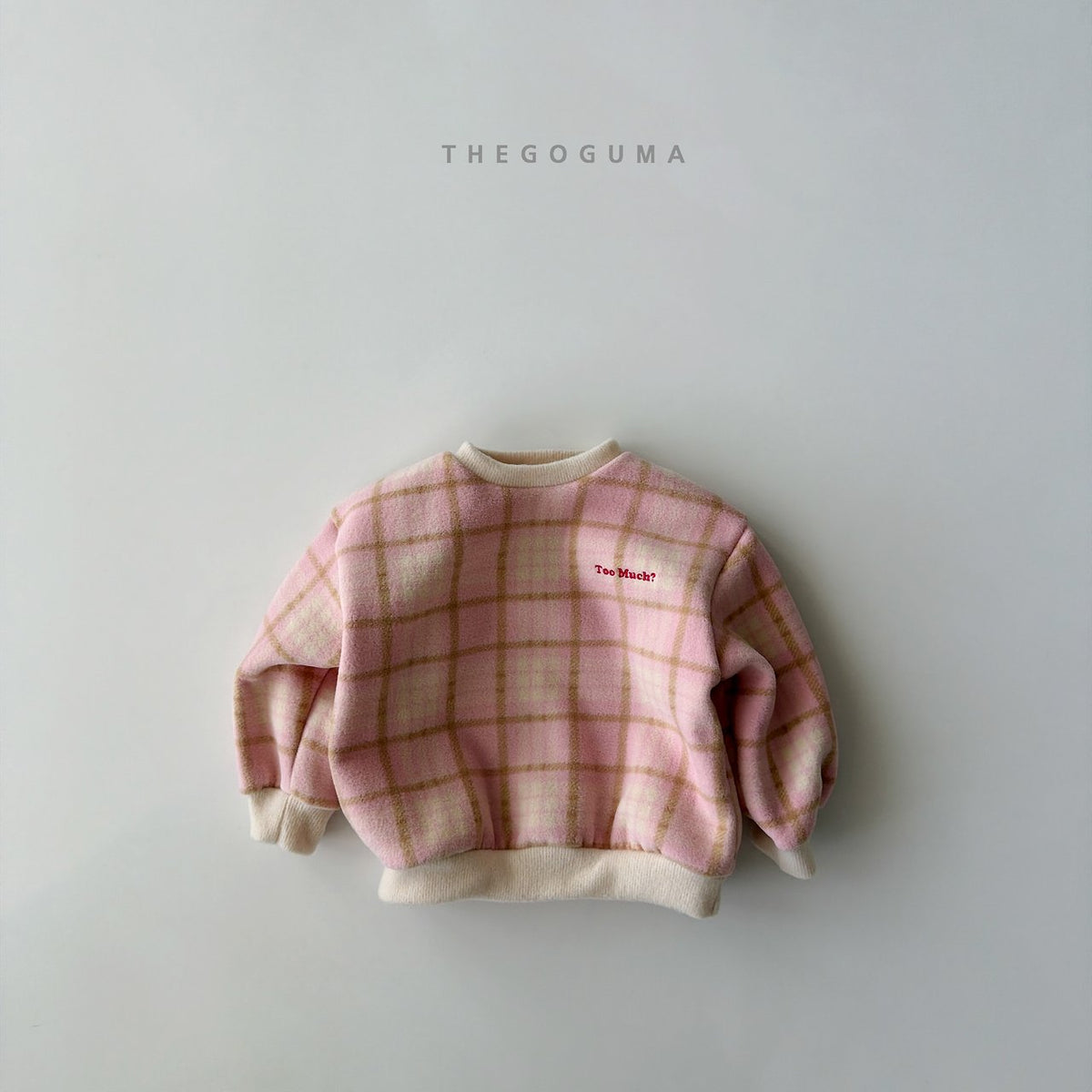 THE GOGUMA チェックポンポントレーナー