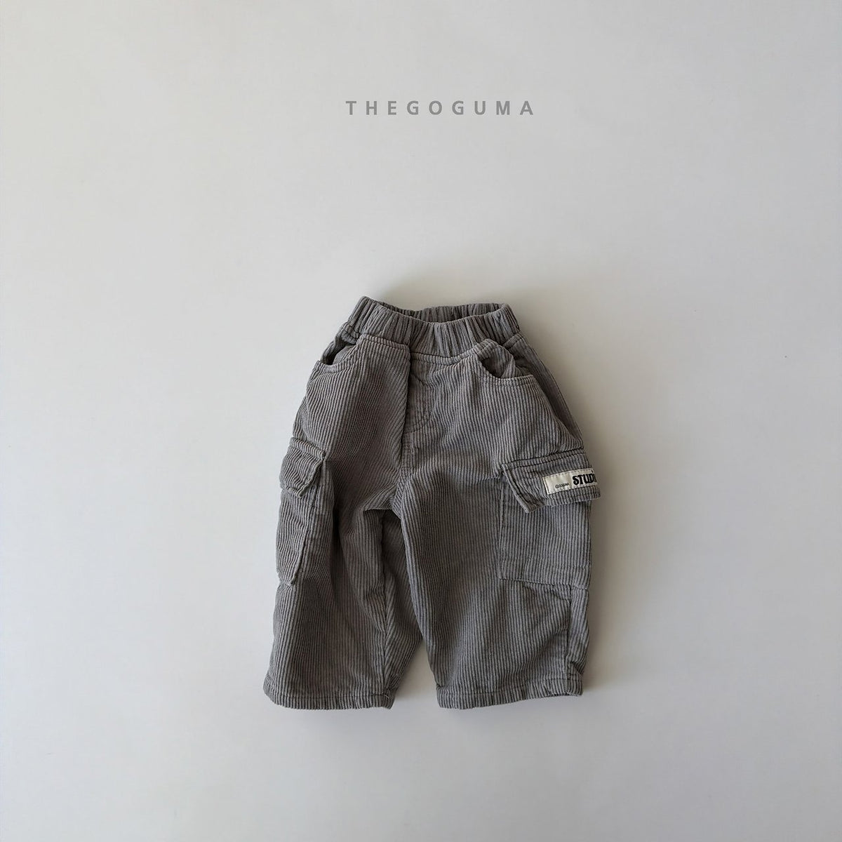 THE GOGUMA コーデュロイカーゴ裏起毛パンツ