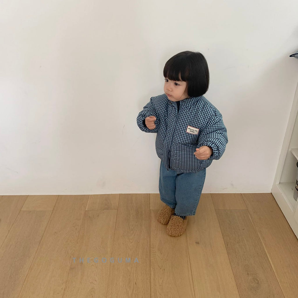 THE GOGUMA チェック中綿ジャンパー