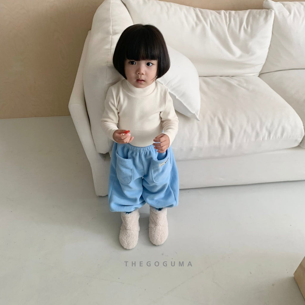 THE GOGUMA ふんわりボーダー&無地タートルネックTシャツ