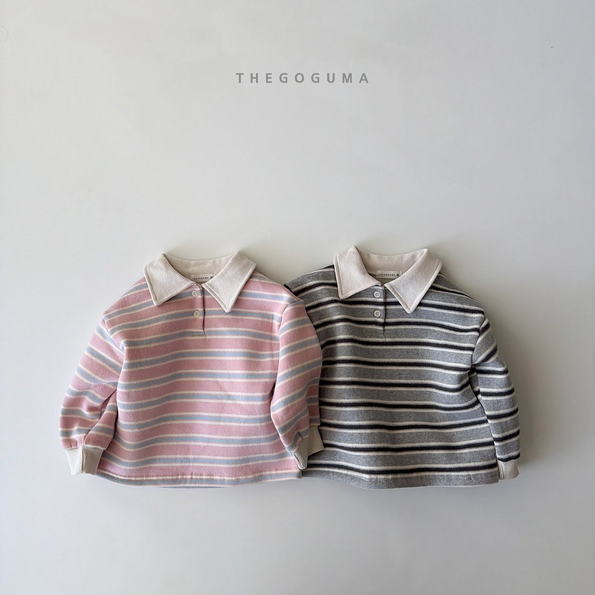 THE GOGUMA わたあめ裏起毛襟付きTシャツ