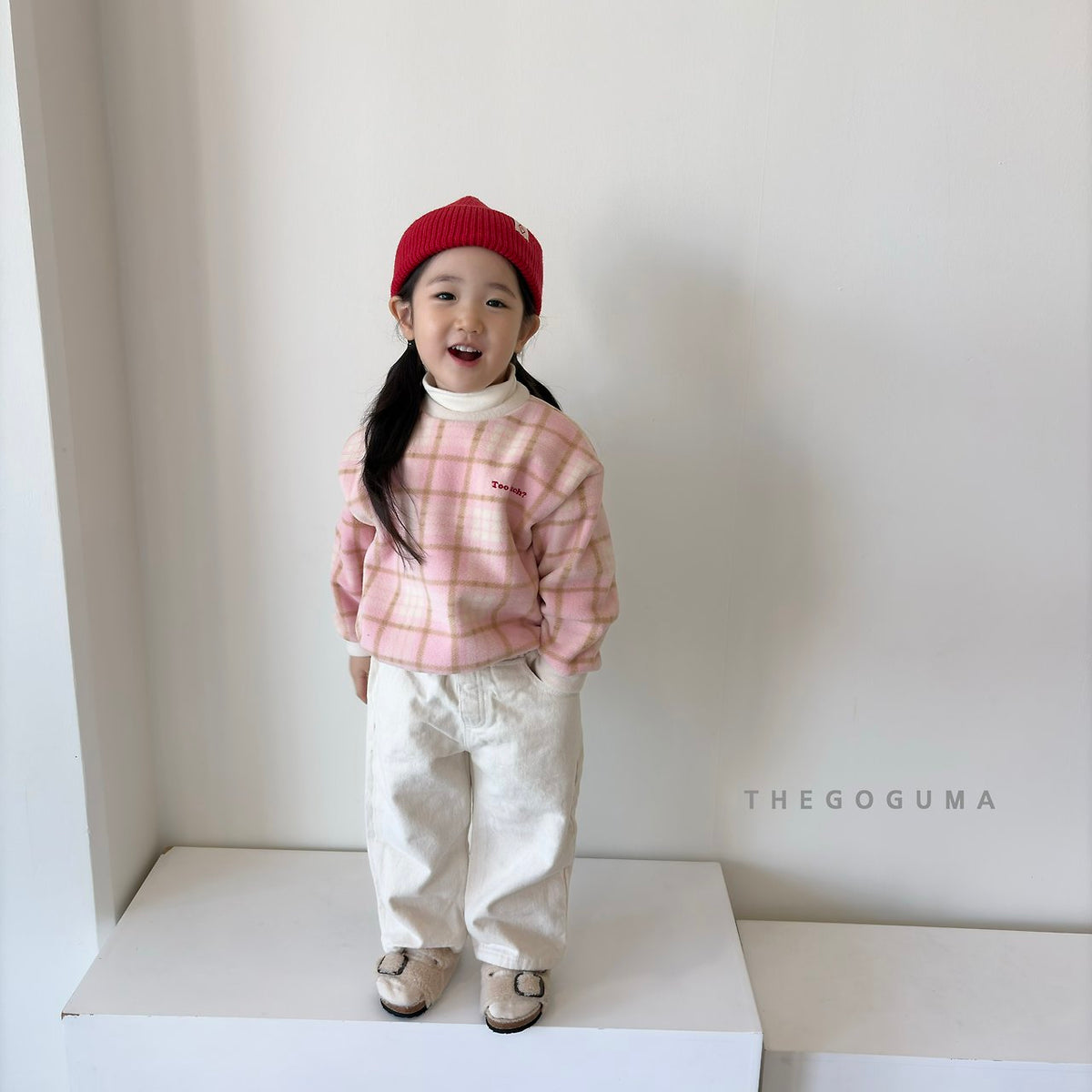 THE GOGUMA 裏起毛トクトクデニムパンツ
