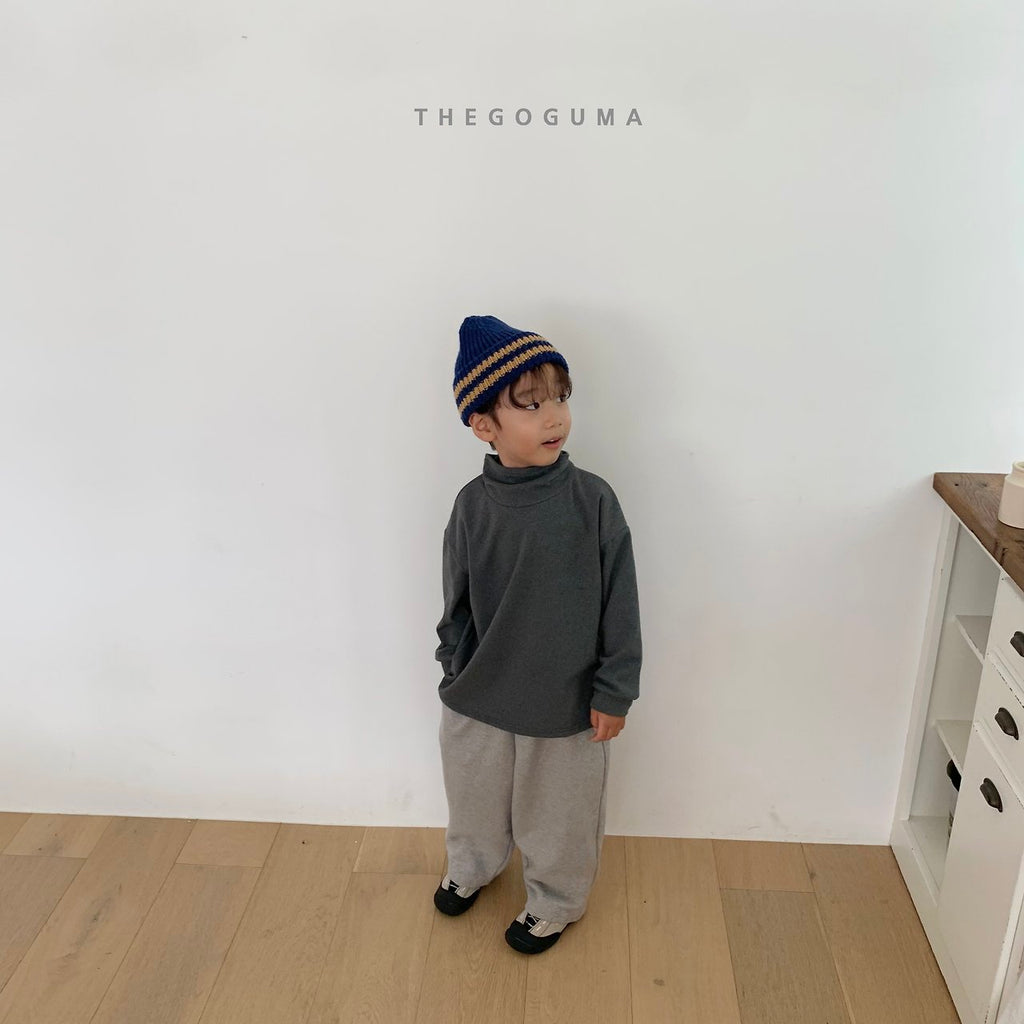 THE GOGUMA 無地ストレッチタートルネックTシャツ
