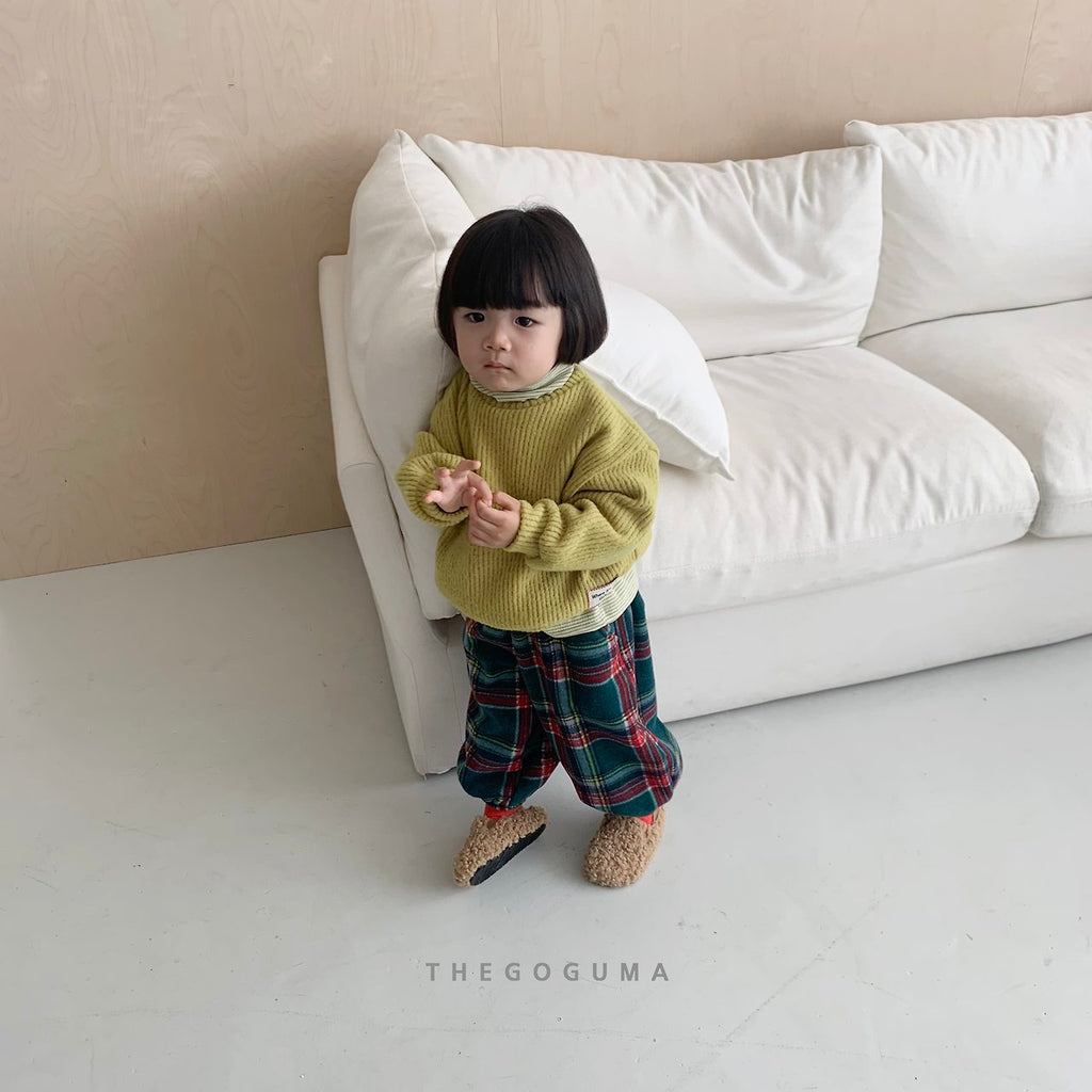 THE GOGUMA チェックバルーンジョガーパンツ
