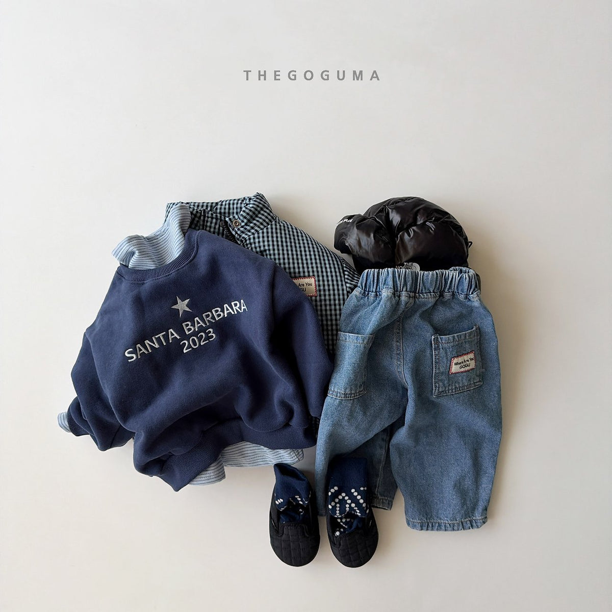 THE GOGUMA バーバラ刺繍トレーナー