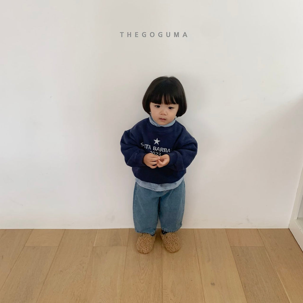 THE GOGUMA バーバラ刺繍トレーナー
