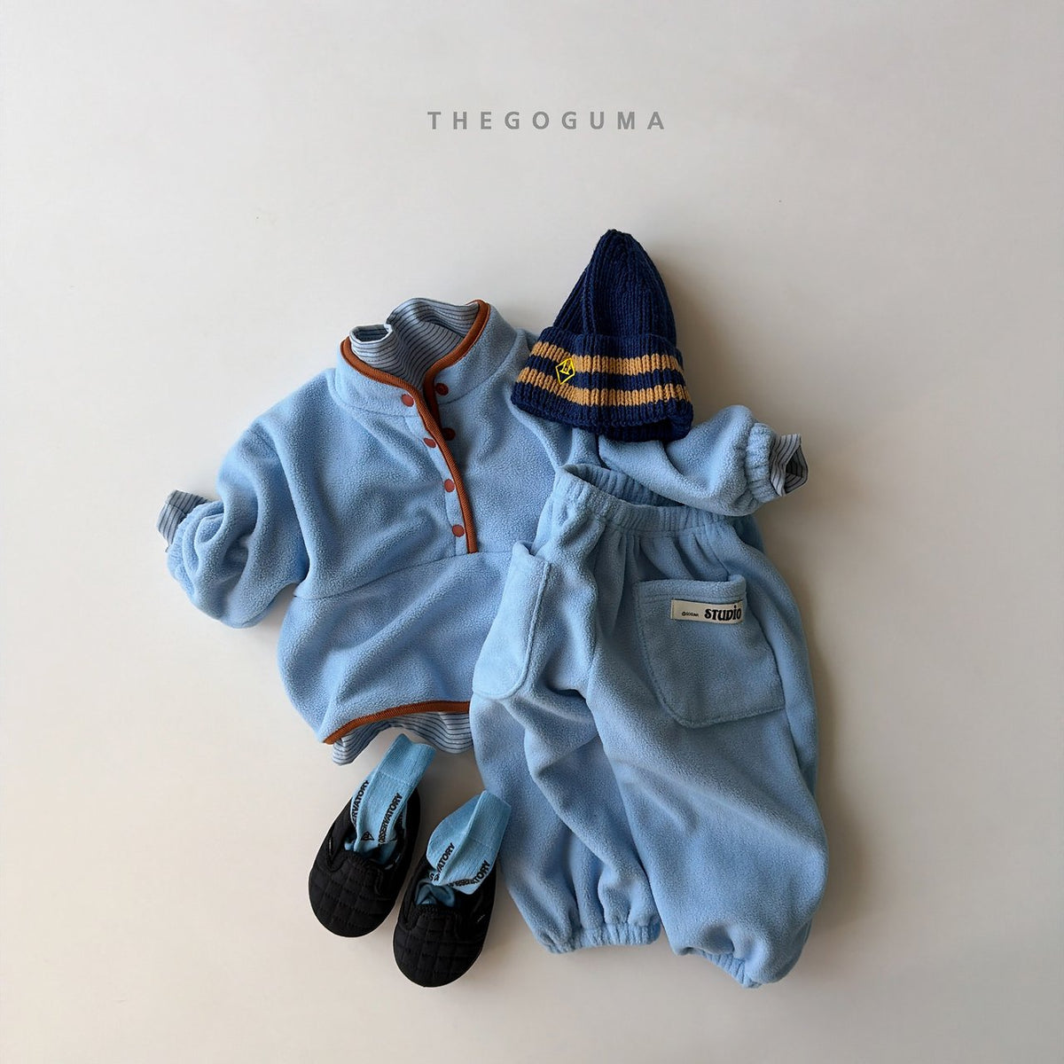 THE GOGUMA トゥーマッチ配色アノラック