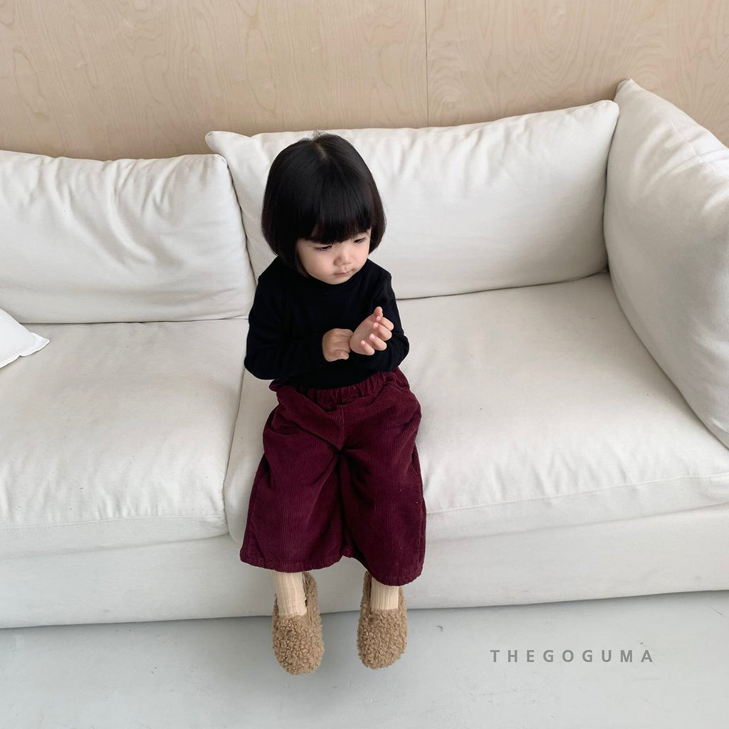 THE GOGUMA ふんわりボーダー&無地タートルネックTシャツ