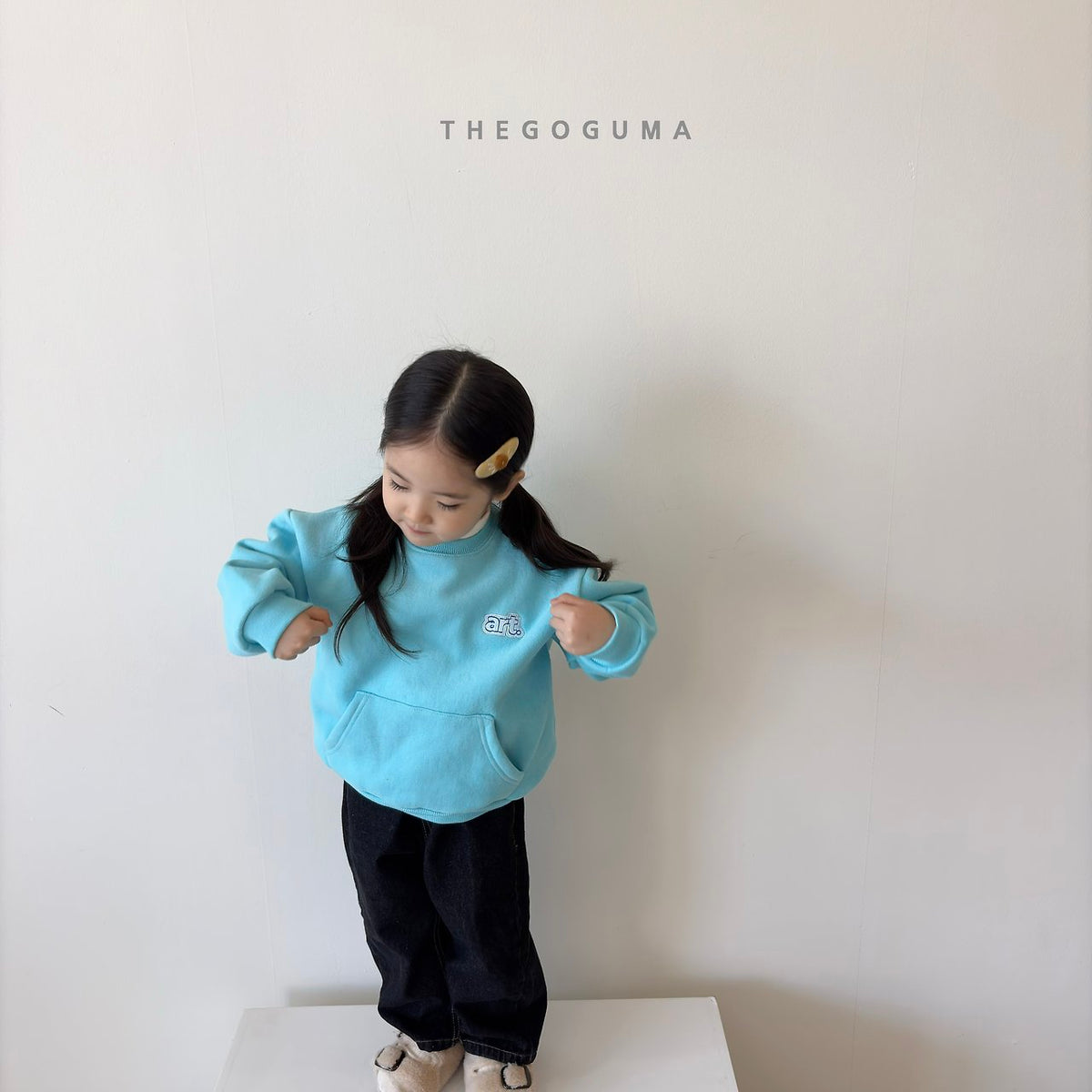 THE GOGUMA 裏起毛トクトクデニムパンツ