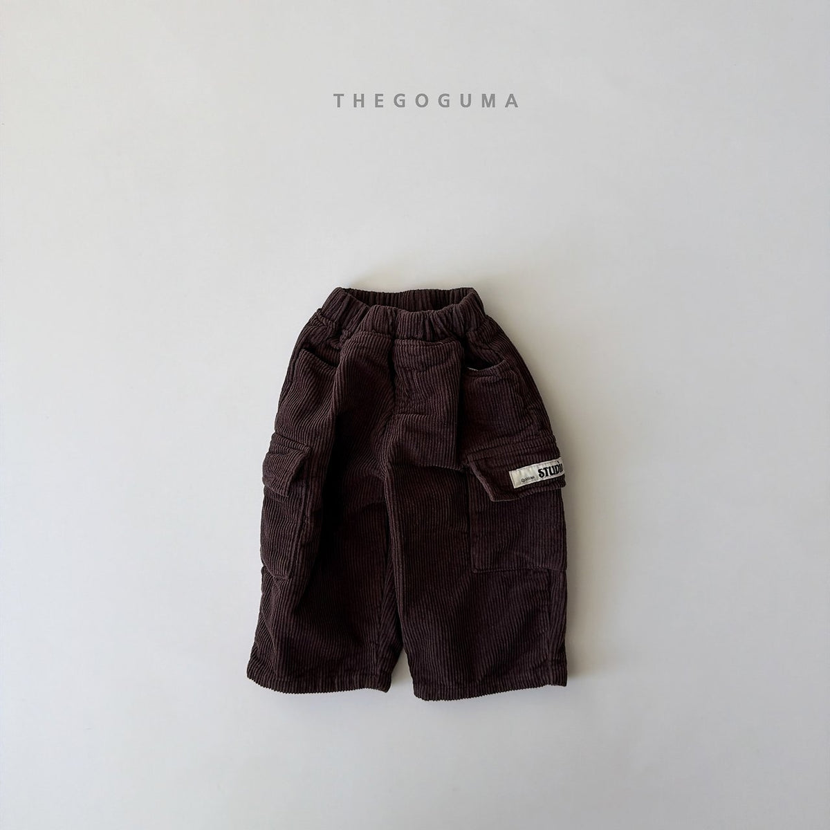THE GOGUMA コーデュロイカーゴ裏起毛パンツ
