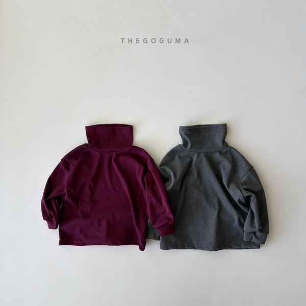 THE GOGUMA 無地ストレッチタートルネックTシャツ