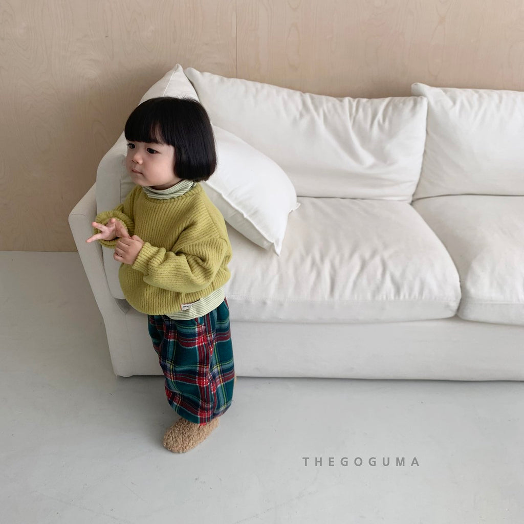 THE GOGUMA チェックバルーンジョガーパンツ