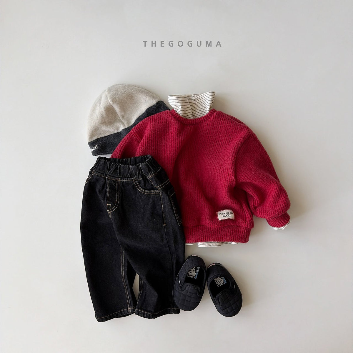 THE GOGUMA 裏起毛トクトクデニムパンツ