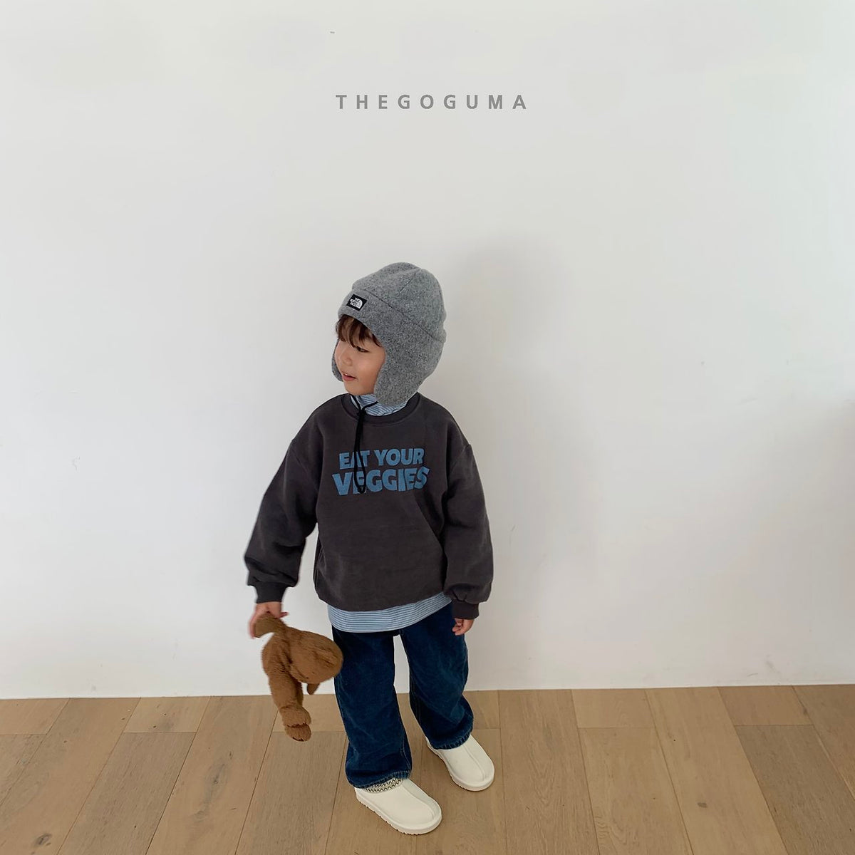 THE GOGUMA 裏起毛トクトクデニムパンツ