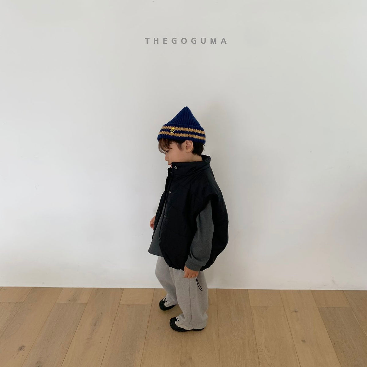 THE GOGUMA 無地ストレッチタートルネックTシャツ